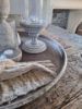 Picture of Oud rond metalen dienblad uit India