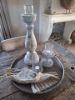 Picture of Oud rond metalen dienblad uit India