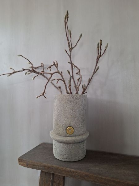 Picture of Landelijke pot Brynxz | Limestone | XL