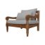 Picture of HSM Collection | Tuin Loungestoel Bahama 90x95x90 cm Naturel Teak set van 2