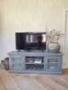 Picture of Uniek oud tv meubel - dressoir grey uit India