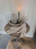 Picture of Authentieke stenen schaal rond met handvat beige | nr. 2