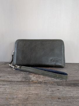 Picture of Lederen portemonnee Army Green Raw Materials - kopiëren