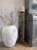 Picture of Baluster vloerlamp met beige linnen kap