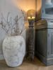 Picture of Baluster vloerlamp met beige linnen kap